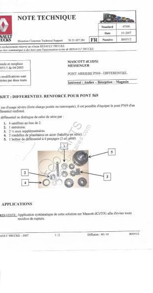 Renault Mascott - Différentiel pour Véhicule utilitaire: photos 2 Renault Mascott - Différentiel pour Véhicule utilitaire: photos 2
