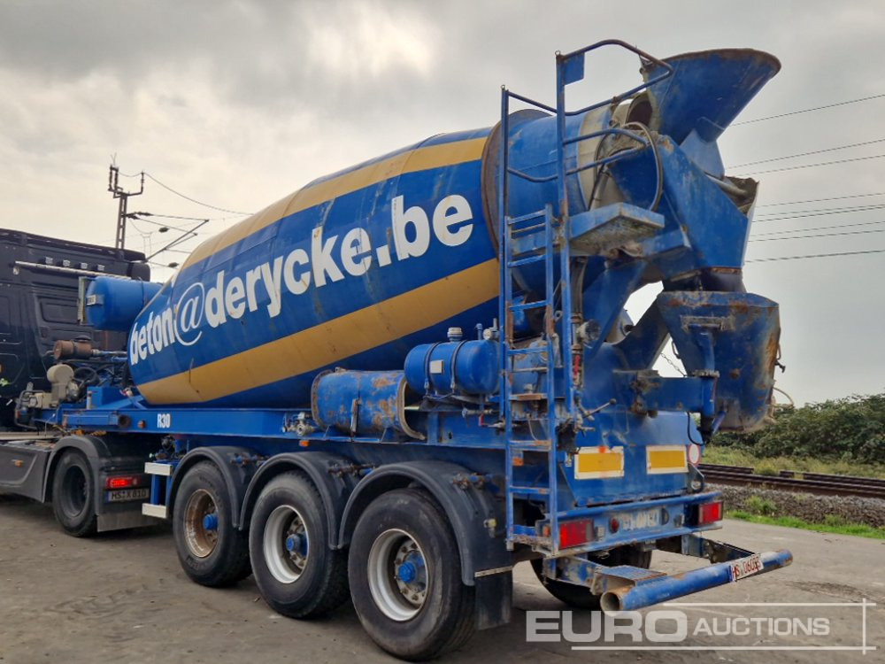 2001 Kumlin SF37.5 3 Axle Concrete Mixer Trailer (German Reg. Docs. Available) - Semi-remorque malaxeur: photos 3 2001 Kumlin SF37.5 3 Axle Concrete Mixer Trailer (German Reg. Docs. Available) - Semi-remorque malaxeur: photos 3
