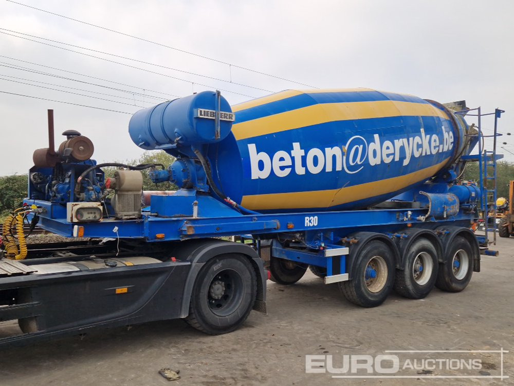 2001 Kumlin SF37.5 3 Axle Concrete Mixer Trailer (German Reg. Docs. Available) - Semi-remorque malaxeur: photos 1 2001 Kumlin SF37.5 3 Axle Concrete Mixer Trailer (German Reg. Docs. Available) - Semi-remorque malaxeur: photos 1