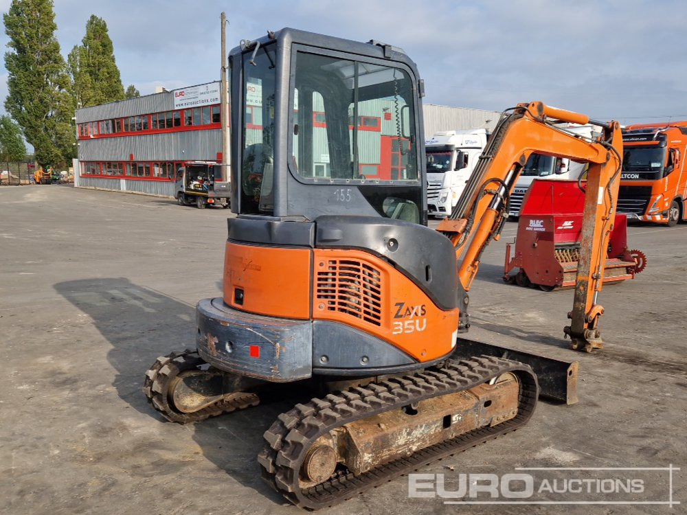 2007 Hitachi ZX35U-2 - Mini pelle: photos 5 2007 Hitachi ZX35U-2 - Mini pelle: photos 5