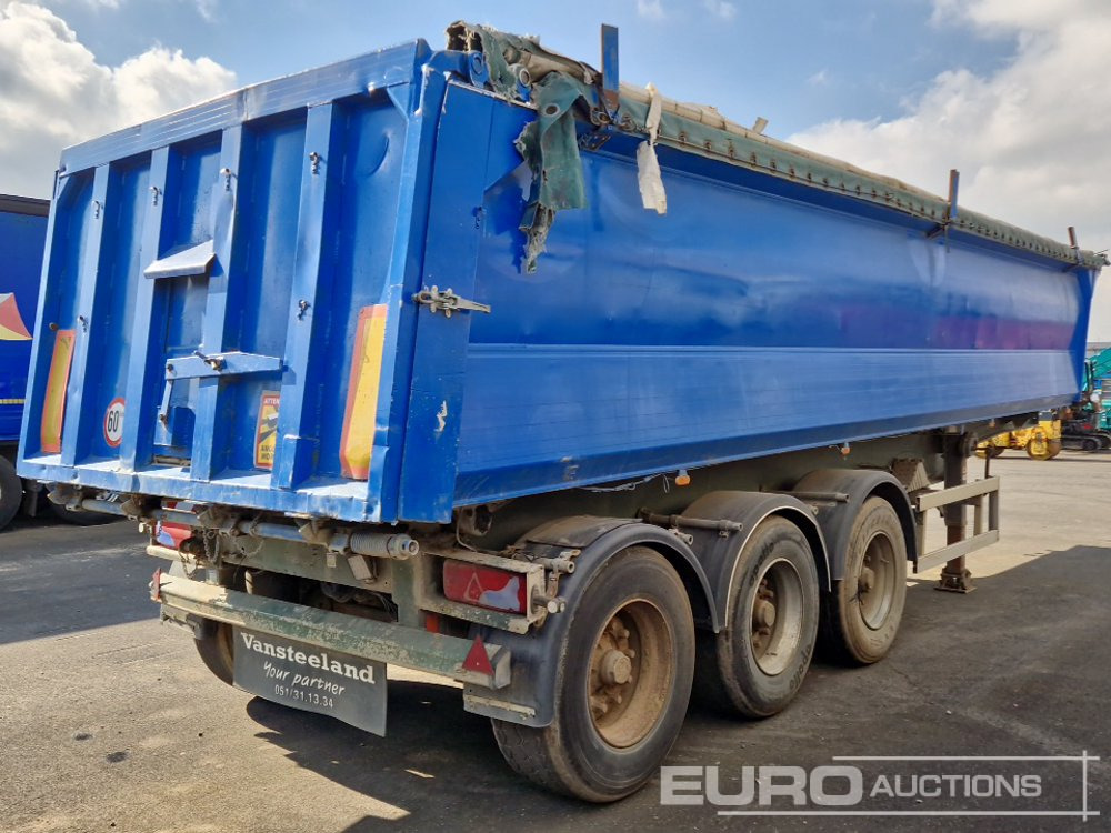 2008 Benalu Tri Axle Tipping Trailer - Semi-remorque benne: photos 5 2008 Benalu Tri Axle Tipping Trailer - Semi-remorque benne: photos 5