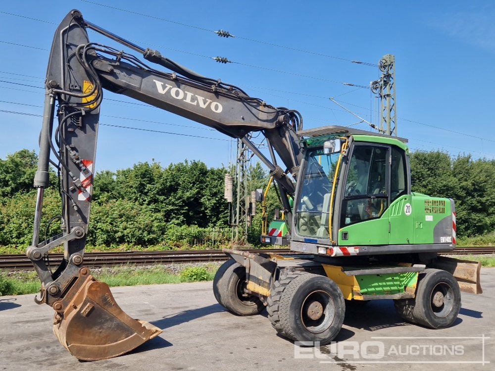 2009 Volvo EW140C - Pelle sur pneus: photos 1 2009 Volvo EW140C - Pelle sur pneus: photos 1