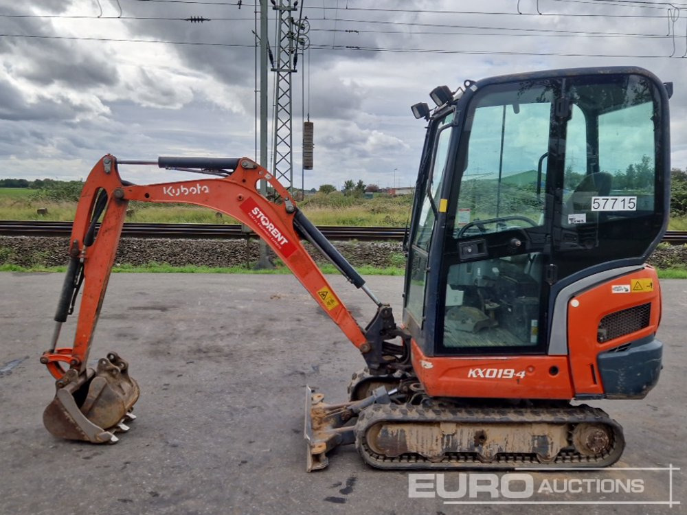 2013 Kubota KX019-4 - Mini pelle: photos 2 2013 Kubota KX019-4 - Mini pelle: photos 2