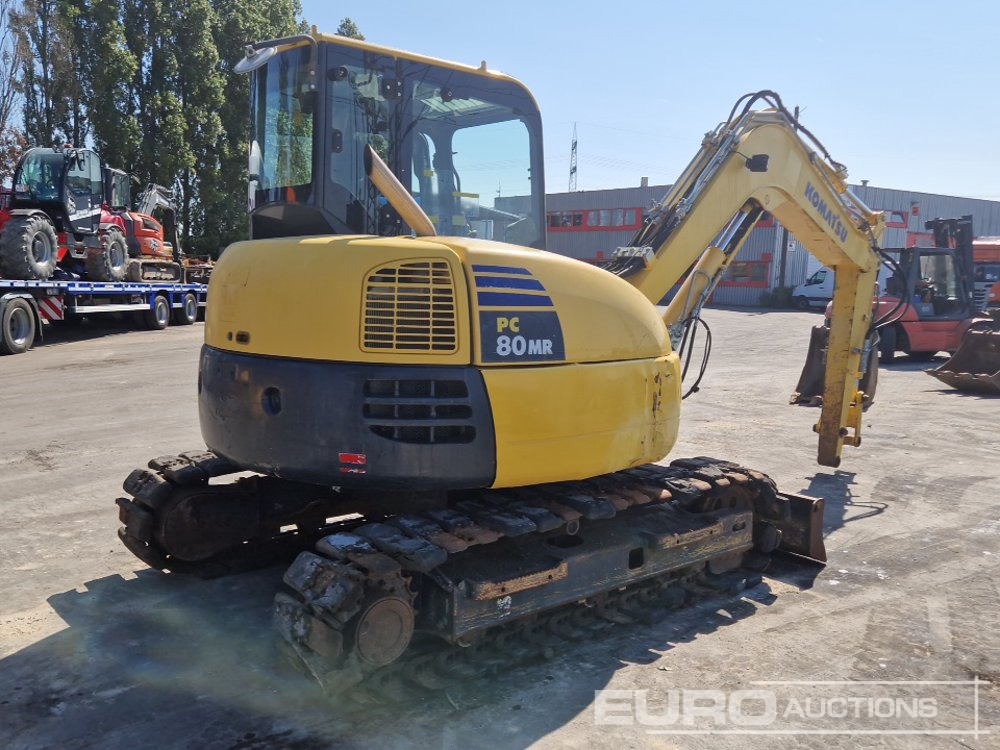 2014 Komatsu PC80MR-3 - Mini pelle: photos 4 2014 Komatsu PC80MR-3 - Mini pelle: photos 4