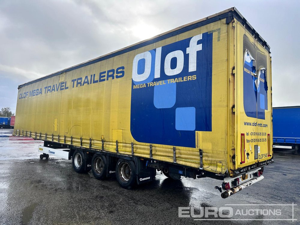 2015 Krone Mega Liner, Curtainsider, 3 Axle (Dutch Reg. Docs) - Semi-remorque rideaux coulissants: photos 3 2015 Krone Mega Liner, Curtainsider, 3 Axle (Dutch Reg. Docs) - Semi-remorque rideaux coulissants: photos 3