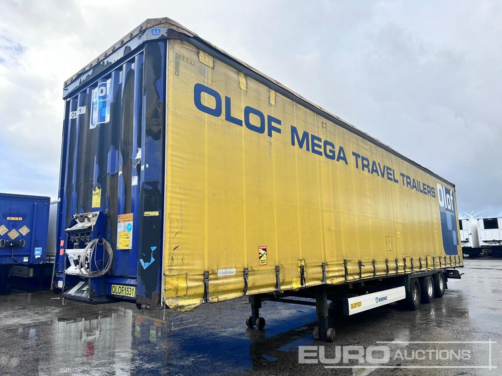 2015 Krone Mega Liner, Curtainsider, 3 Axle (Dutch Reg. Docs) - Semi-remorque rideaux coulissants: photos 1 2015 Krone Mega Liner, Curtainsider, 3 Axle (Dutch Reg. Docs) - Semi-remorque rideaux coulissants: photos 1
