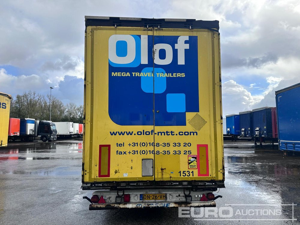 2015 Krone Mega Liner, Curtainsider, 3 Axle (Dutch Reg. Docs) - Semi-remorque rideaux coulissants: photos 3 2015 Krone Mega Liner, Curtainsider, 3 Axle (Dutch Reg. Docs) - Semi-remorque rideaux coulissants: photos 3