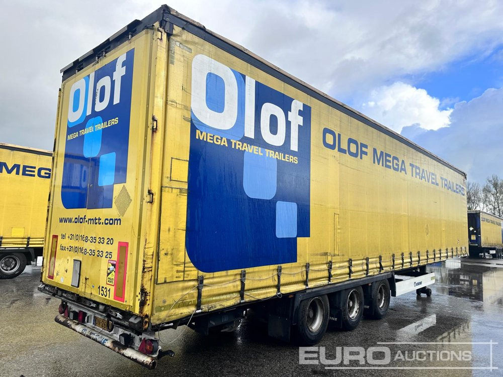 2015 Krone Mega Liner, Curtainsider, 3 Axle (Dutch Reg. Docs) - Semi-remorque rideaux coulissants: photos 4 2015 Krone Mega Liner, Curtainsider, 3 Axle (Dutch Reg. Docs) - Semi-remorque rideaux coulissants: photos 4