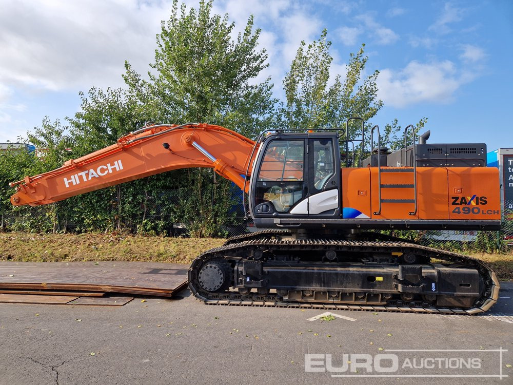 2020 Hitachi ZX490LCH-5A - Pelle sur chenille: photos 1 2020 Hitachi ZX490LCH-5A - Pelle sur chenille: photos 1