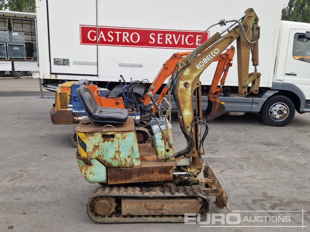 Kobelco Rubber Tracks, Blade, Offset - Mini pelle: photos 5 Kobelco Rubber Tracks, Blade, Offset - Mini pelle: photos 5