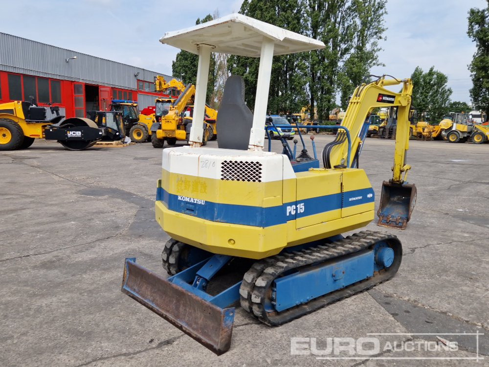 Komatsu PC15-2 - Mini pelle: photos 5 Komatsu PC15-2 - Mini pelle: photos 5
