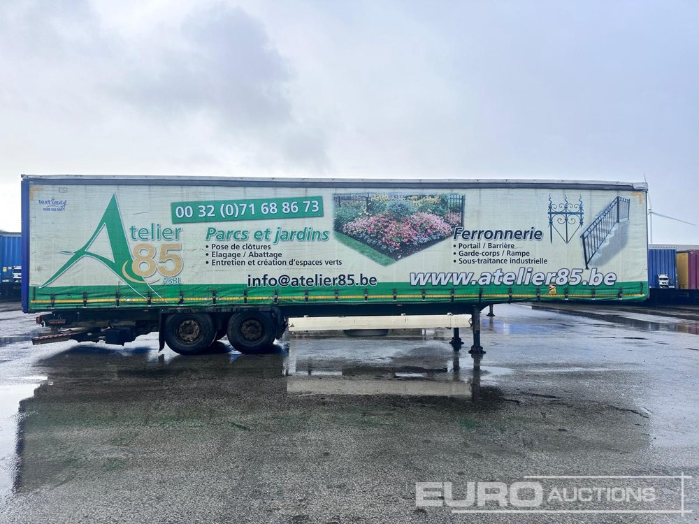 Krone Curtainsider Trailer, 2 Axle, Taillift (Belgium Reg. Docs) - Semi-remorque rideaux coulissants: photos 4 Krone Curtainsider Trailer, 2 Axle, Taillift (Belgium Reg. Docs) - Semi-remorque rideaux coulissants: photos 4