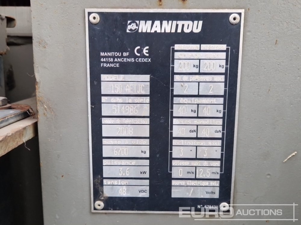 Nacelle Manitou 150AETJC: photos 30