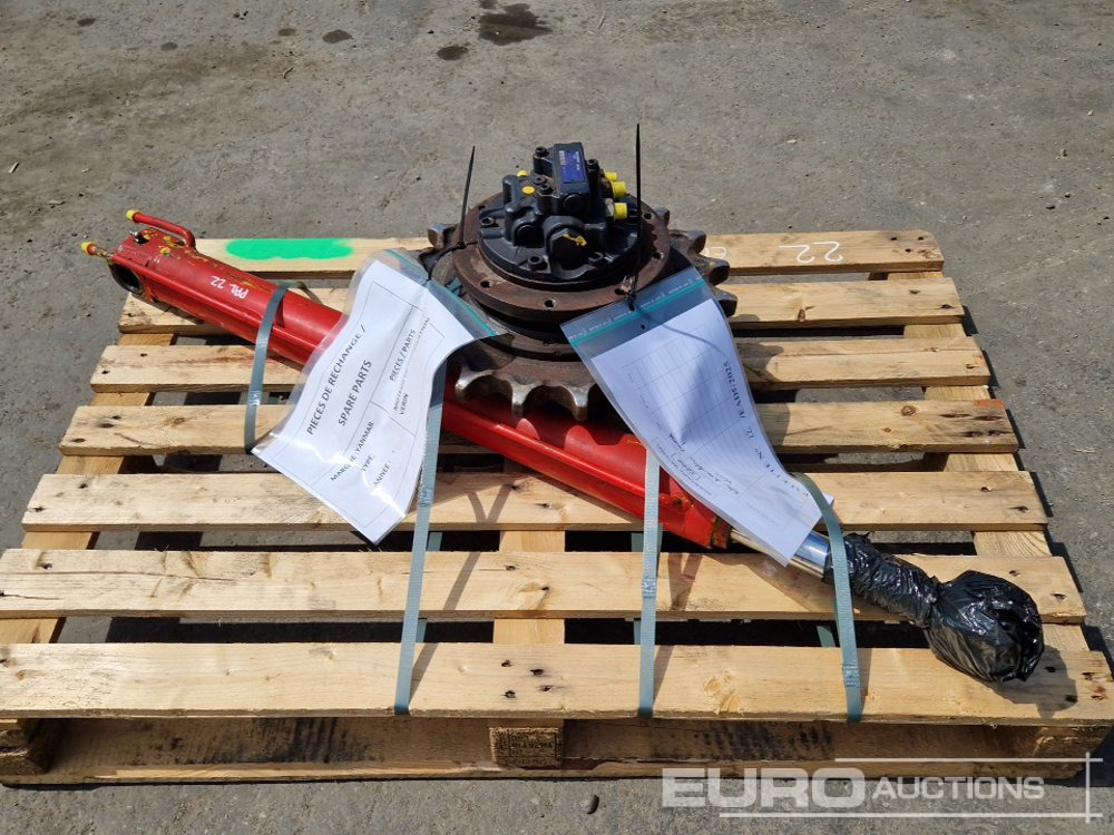 Pallet of Final Drive, Hydraulic Cylinder to suit Yanmar - Pièces de rechange pour Pelle: photos 1 Pallet of Final Drive, Hydraulic Cylinder to suit Yanmar - Pièces de rechange pour Pelle: photos 1