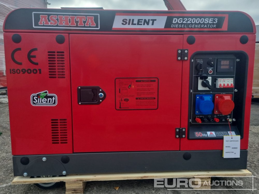 Unused Ashita Power DG22000SE3 - Groupe électrogène: photos 3 Unused Ashita Power DG22000SE3 - Groupe électrogène: photos 3