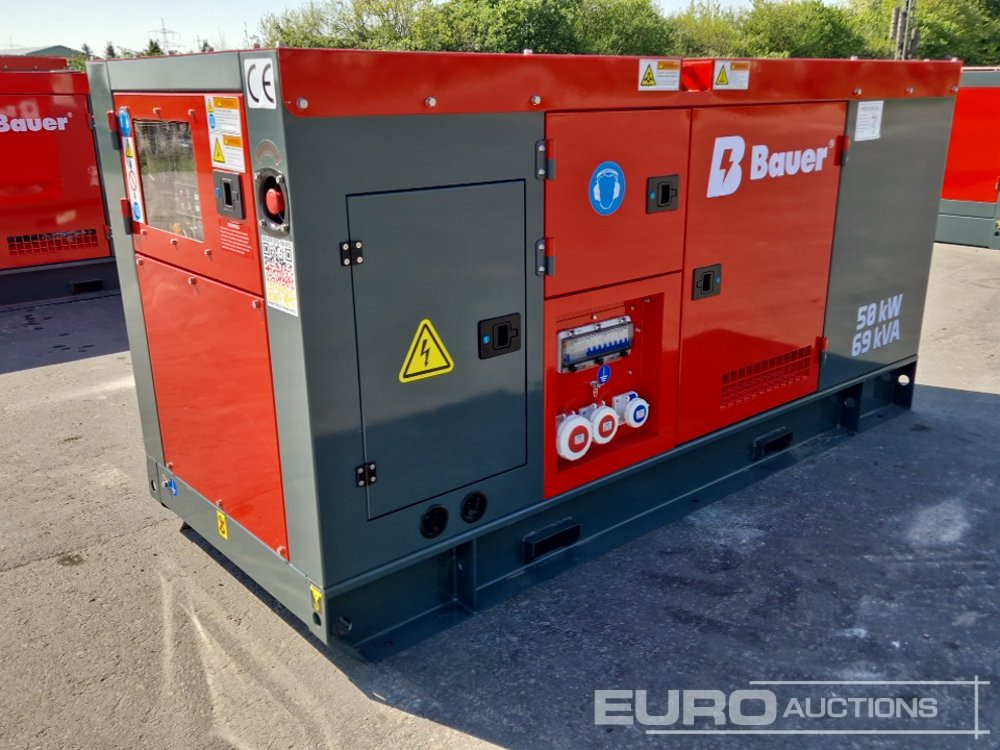 Unused Bauer GFS-50KW - Groupe électrogène: photos 1 Unused Bauer GFS-50KW - Groupe électrogène: photos 1