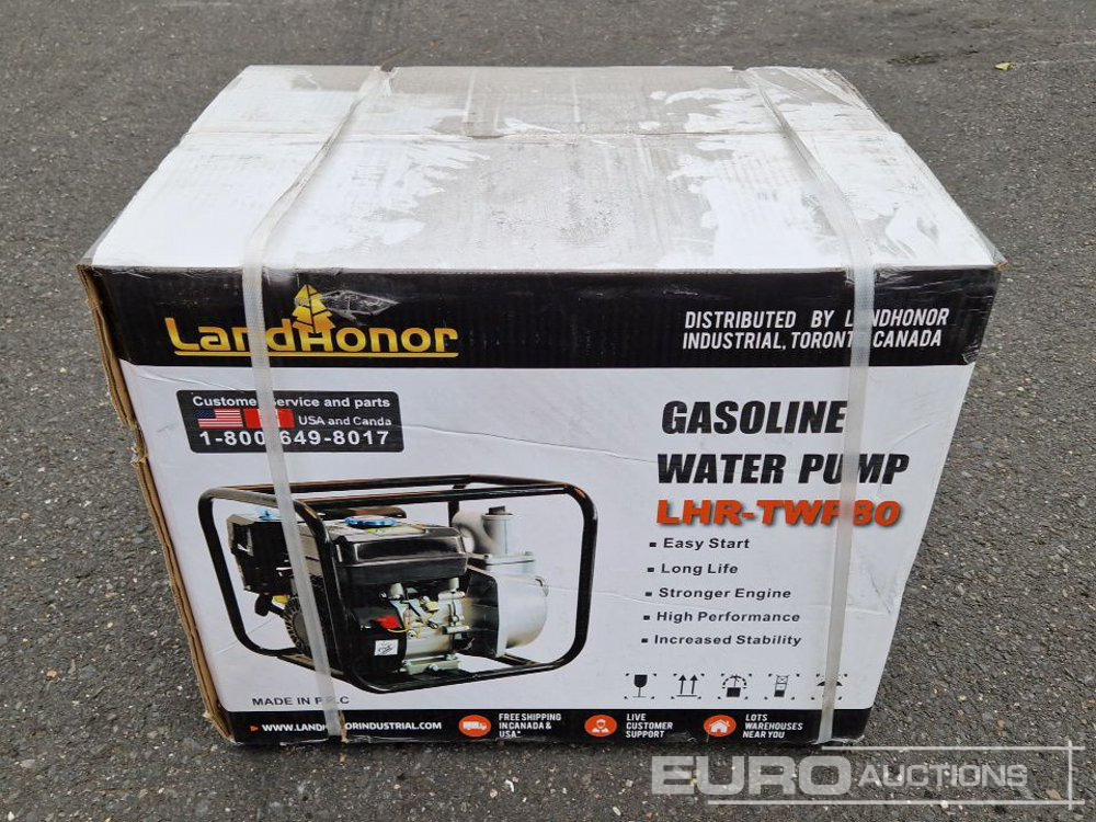 Unused LHR-TWP80 3" Semi Trash Water Pump - Pompe à eau: photos 2 Unused LHR-TWP80 3" Semi Trash Water Pump - Pompe à eau: photos 2
