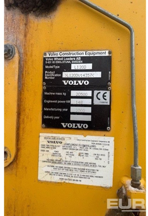 Volvo L120D - Chargeuse sur pneus: photos 2 Volvo L120D - Chargeuse sur pneus: photos 2
