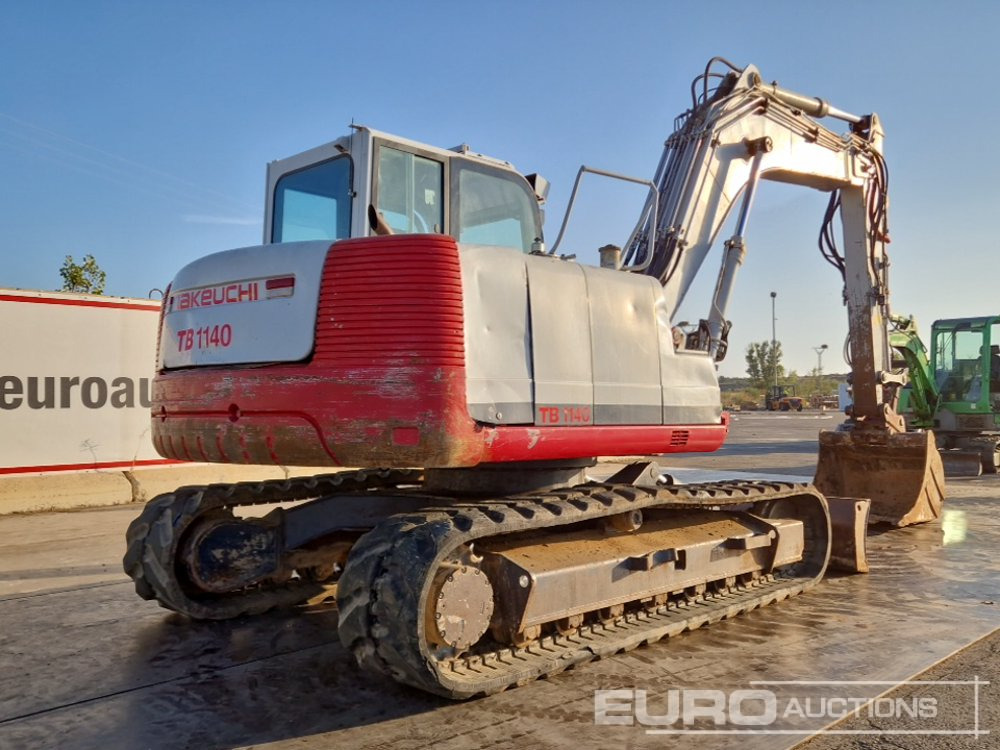 2007 Takeuchi TB1140 - Pelle sur chenille: photos 5 2007 Takeuchi TB1140 - Pelle sur chenille: photos 5