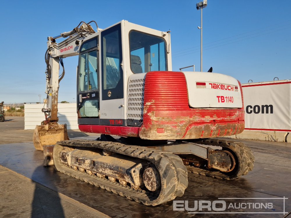 2007 Takeuchi TB1140 - Pelle sur chenille: photos 3 2007 Takeuchi TB1140 - Pelle sur chenille: photos 3