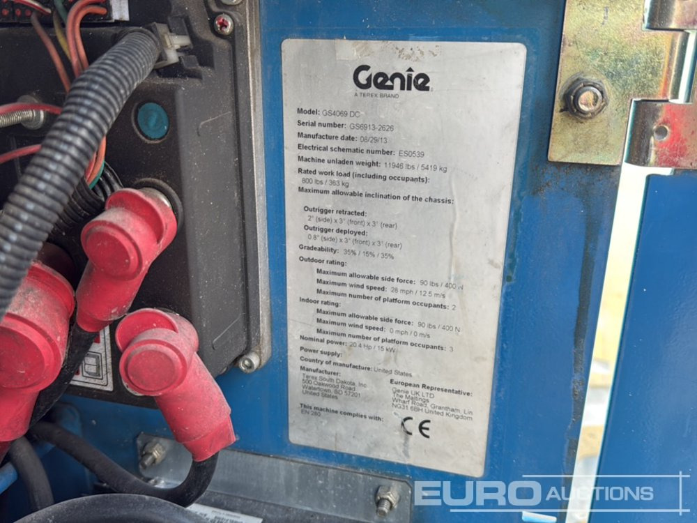 Nacelle 2013 Genie GS4069DC: photos 22