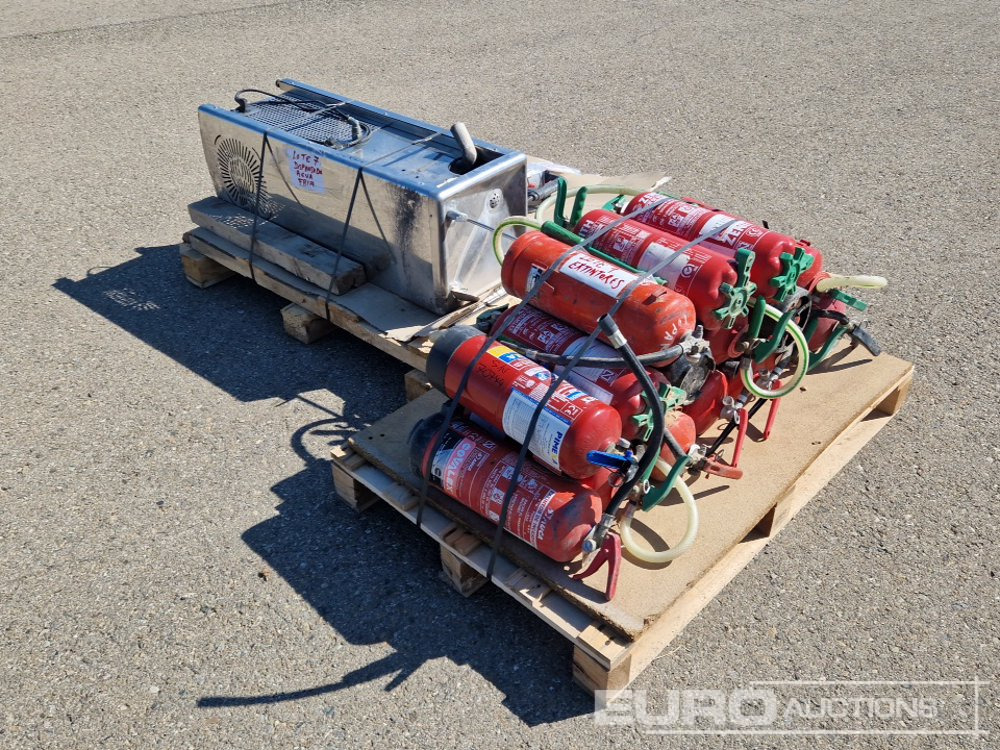 Pallet of Fire Extinguishers, Rotary Drill, Water Cooler Dispenser - Matériel de chantier: photos 5 Pallet of Fire Extinguishers, Rotary Drill, Water Cooler Dispenser - Matériel de chantier: photos 5