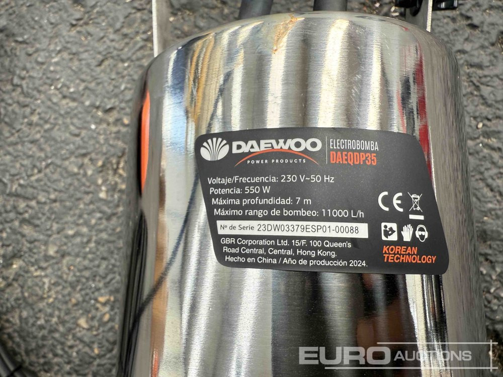 Unused Daewoo DAEQDP35 - Pompe à eau: photos 3 Unused Daewoo DAEQDP35 - Pompe à eau: photos 3