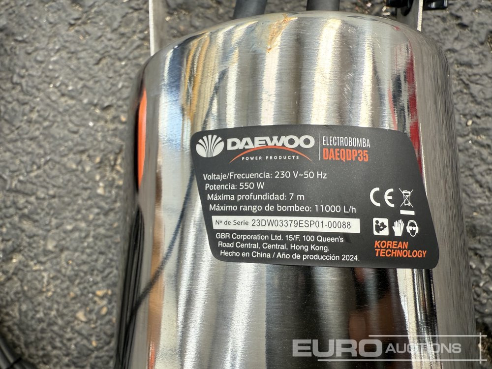 Unused Daewoo DAEQDP35 - Pompe à eau: photos 4 Unused Daewoo DAEQDP35 - Pompe à eau: photos 4