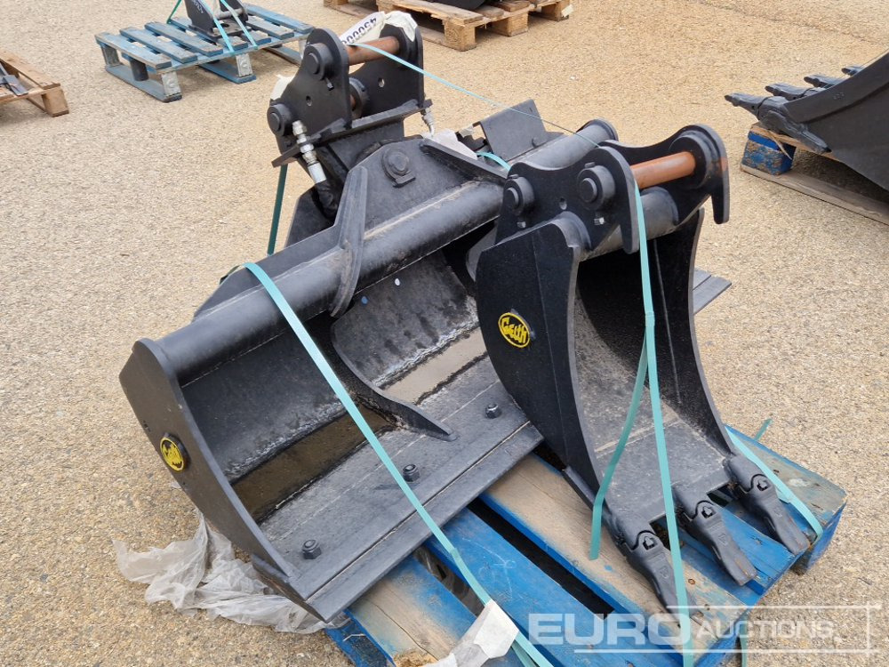 Unused Geith AT2.8R 48" Tilt Ditching Bucket, H03 12" Digging Bucket 35mm Pin to suit Mini Excavator - Godet: photos 4 Unused Geith AT2.8R 48" Tilt Ditching Bucket, H03 12" Digging Bucket 35mm Pin to suit Mini Excavator - Godet: photos 4