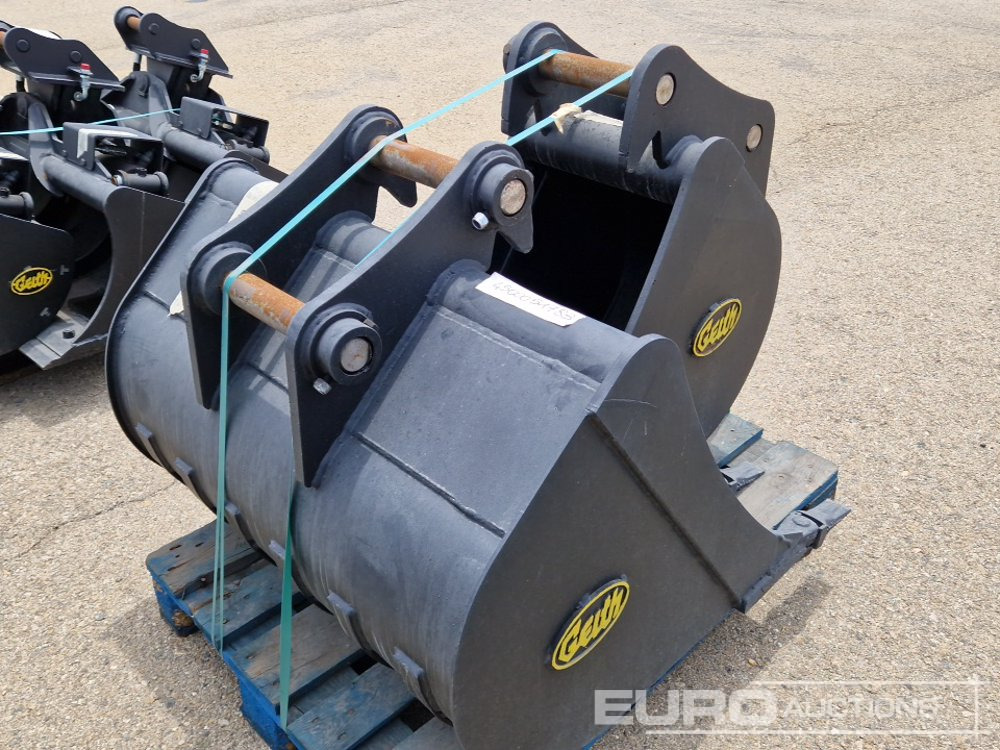Unused Geith H08-1000 40" Digging Bucket, H08-0450 18" Digging Bucket 50mm Pin to suit Mini Excavator / Conjunto Cazos - Godet: photos 3 Unused Geith H08-1000 40" Digging Bucket, H08-0450 18" Digging Bucket 50mm Pin to suit Mini Excavator / Conjunto Cazos - Godet: photos 3