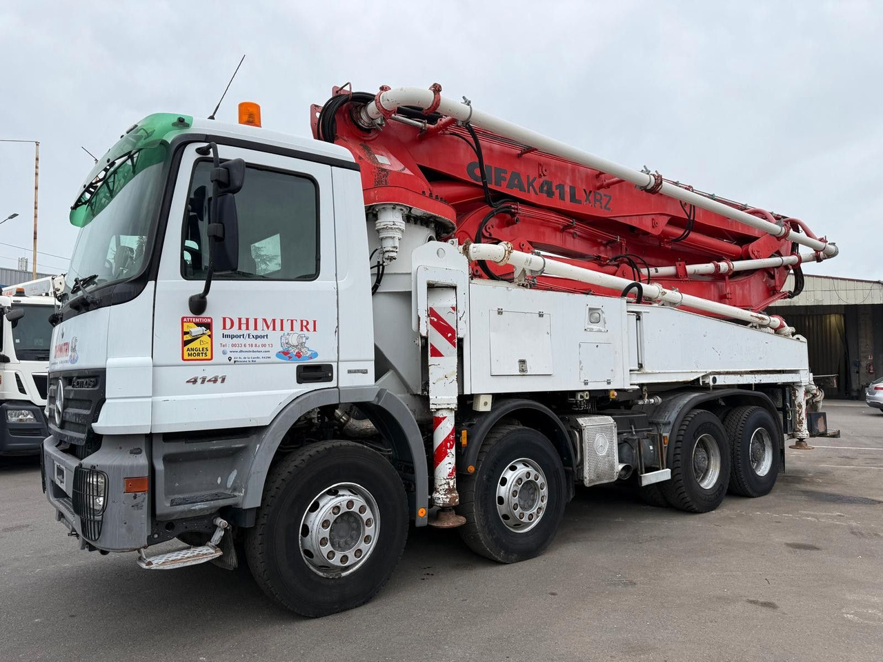 Mercedes-Benz Actros 4141 - Camion pompe: photos 1 Mercedes-Benz Actros 4141 - Camion pompe: photos 1