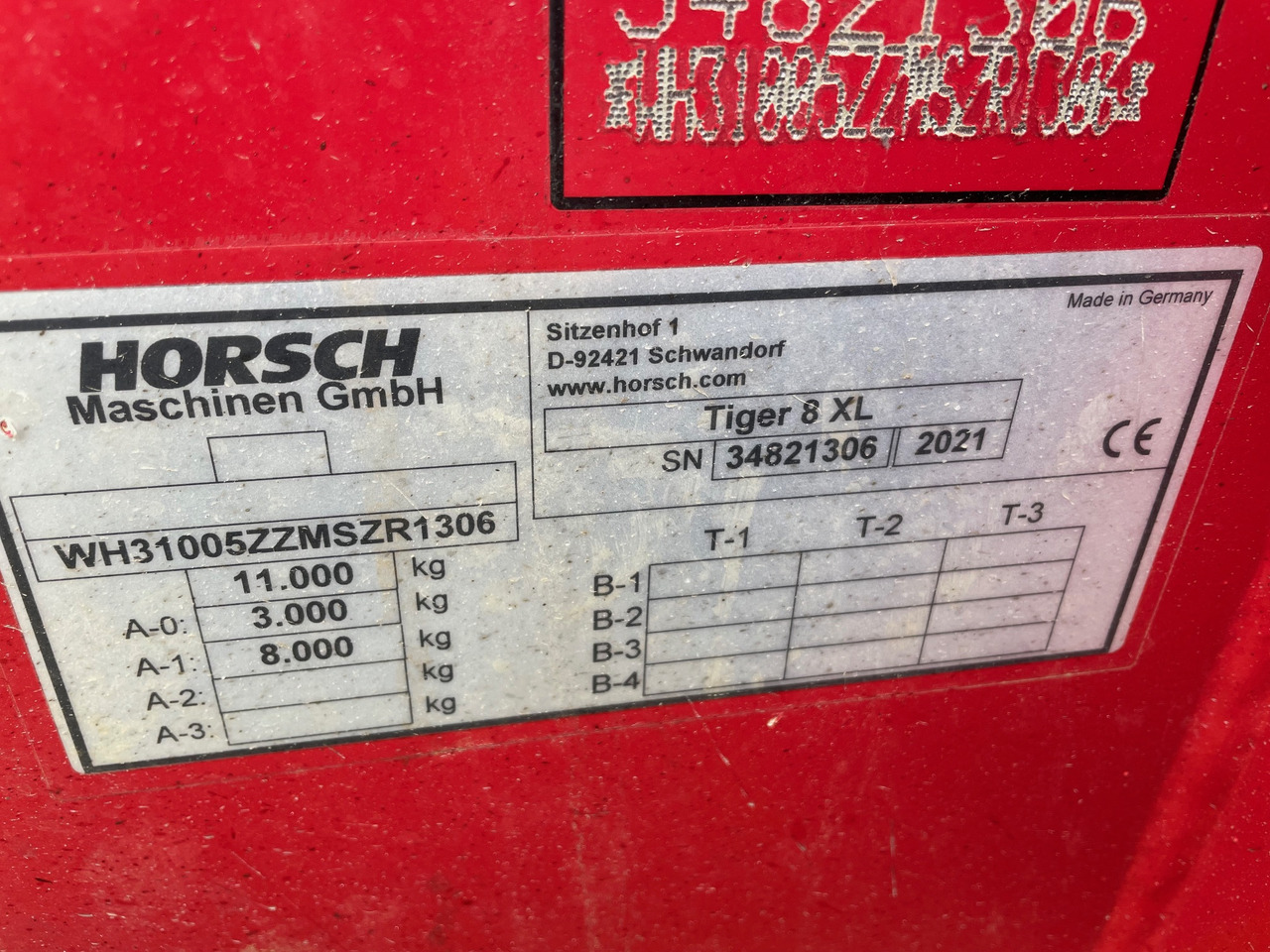 Horsch Tiger 8 XL - Bineuse: photos 2 Horsch Tiger 8 XL - Bineuse: photos 2