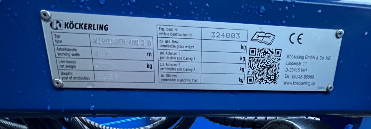 Köckerling Allrounder classic 400 2.0 - Bineuse: photos 2 Köckerling Allrounder classic 400 2.0 - Bineuse: photos 2