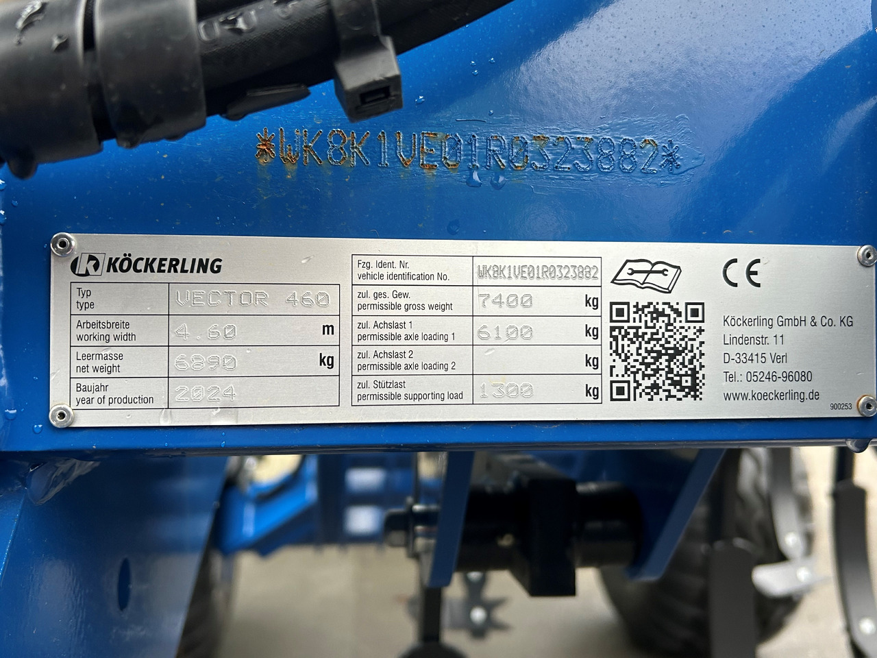 Köckerling Vector 460 - Bineuse: photos 2 Köckerling Vector 460 - Bineuse: photos 2