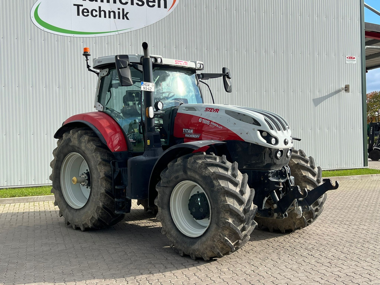 Steyr Absolut 6185 CVT Gebraucht - Tracteur agricole: photos 1 Steyr Absolut 6185 CVT Gebraucht - Tracteur agricole: photos 1