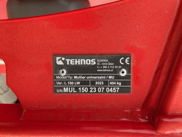Tehnos Mulcher MUL 150 LW - Broyeur à axe horizontal: photos 2 Tehnos Mulcher MUL 150 LW - Broyeur à axe horizontal: photos 2