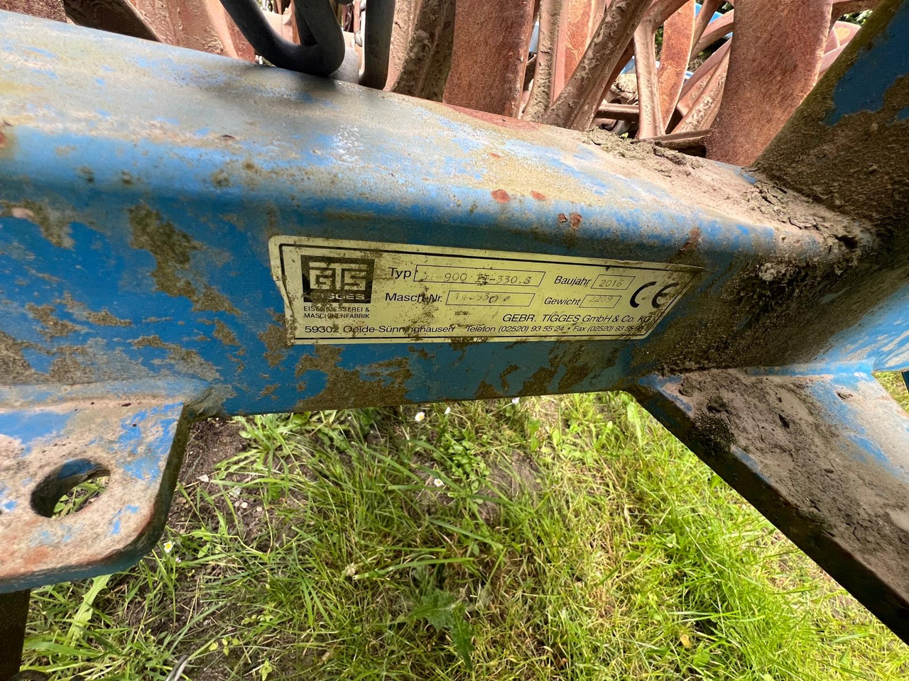 Tigges DP 900 - 330 - Rouleau agricole: photos 2 Tigges DP 900 - 330 - Rouleau agricole: photos 2