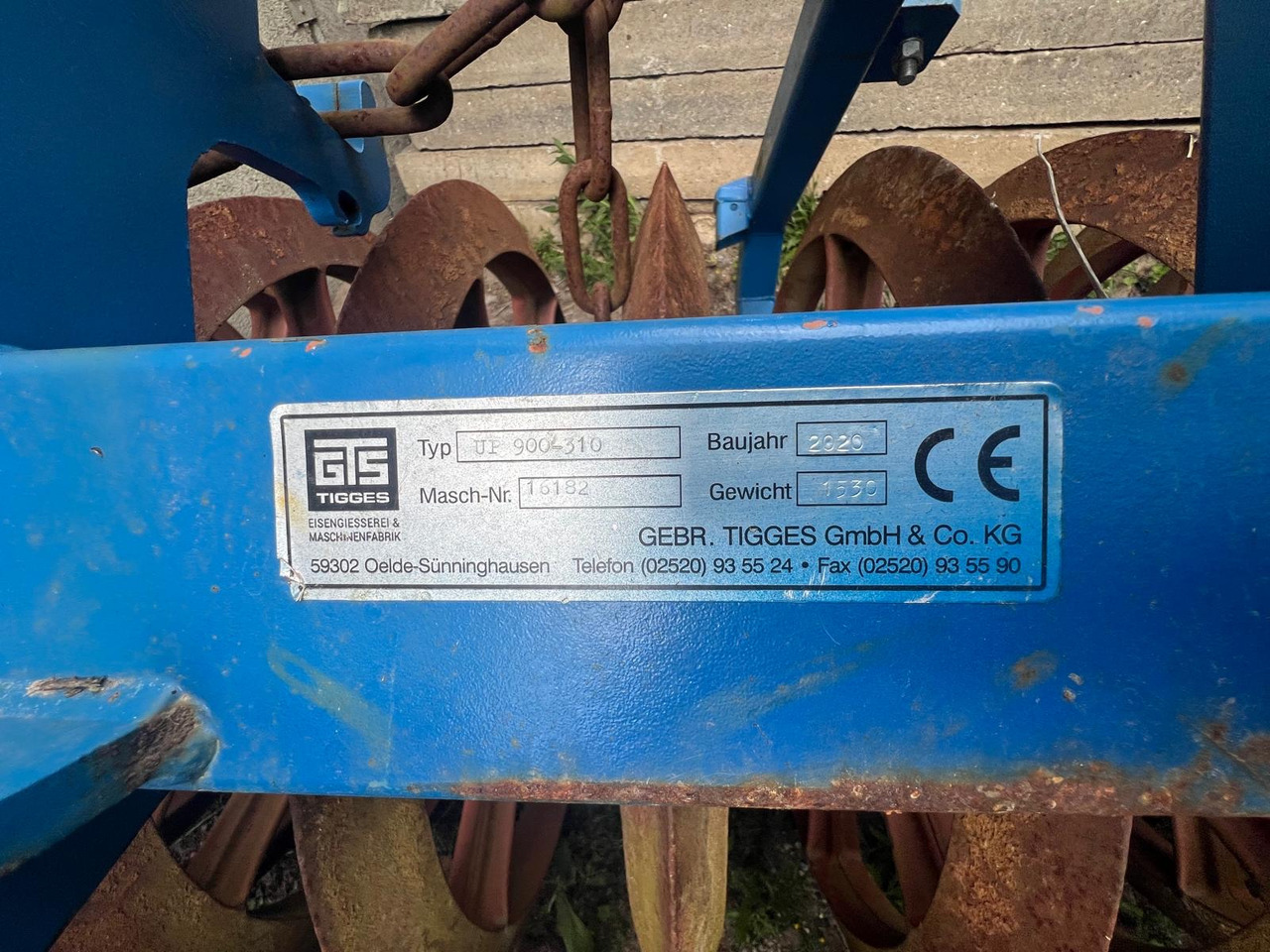 Tigges UP 900 - 310 - Rouleau agricole: photos 2 Tigges UP 900 - 310 - Rouleau agricole: photos 2