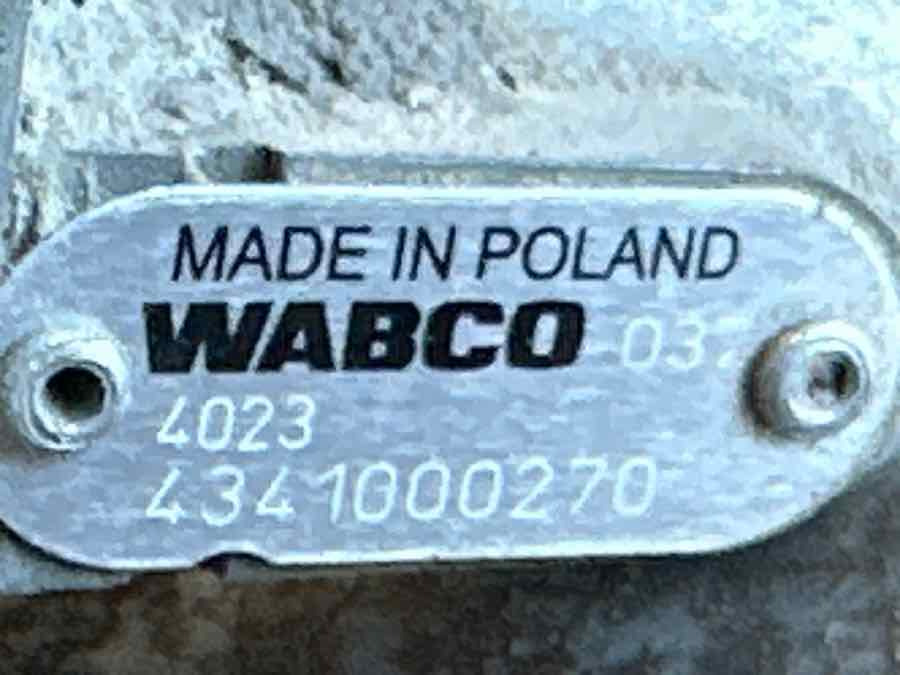 EKERI WABCO VALVE 4341000270 - Valve: photos 2 EKERI WABCO VALVE 4341000270 - Valve: photos 2