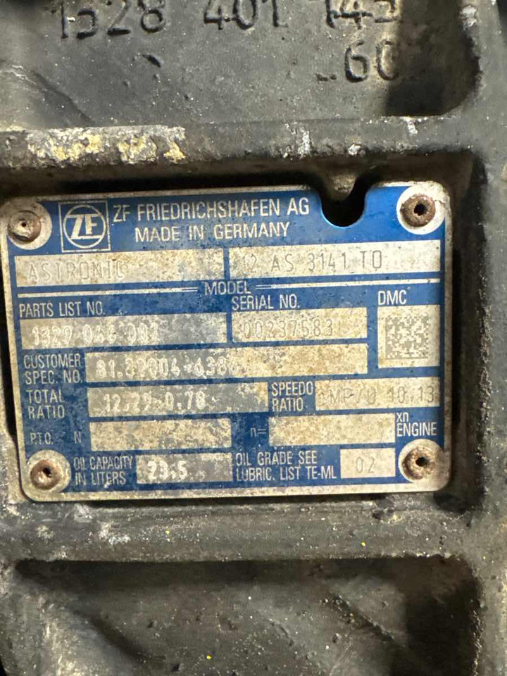 MAN GEARBOX 12AS3141 TO IT3 // 81.32004-6386 - Boîte de vitesse pour Camion: photos 3 MAN GEARBOX 12AS3141 TO IT3 // 81.32004-6386 - Boîte de vitesse pour Camion: photos 3