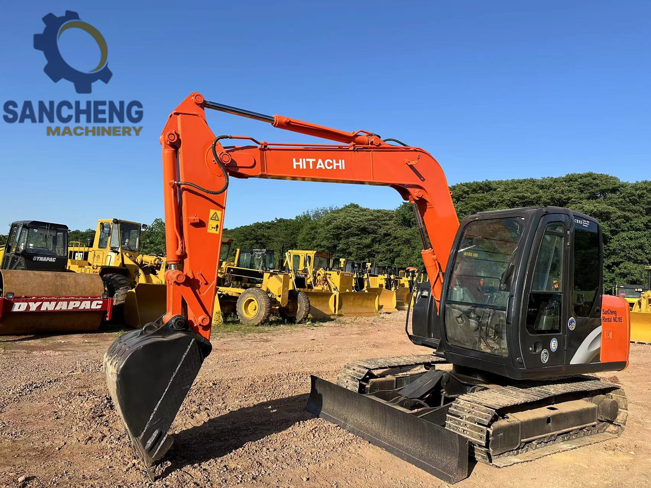 HITACHI ZAXIS ZX70 - Mini pelle: photos 2 HITACHI ZAXIS ZX70 - Mini pelle: photos 2