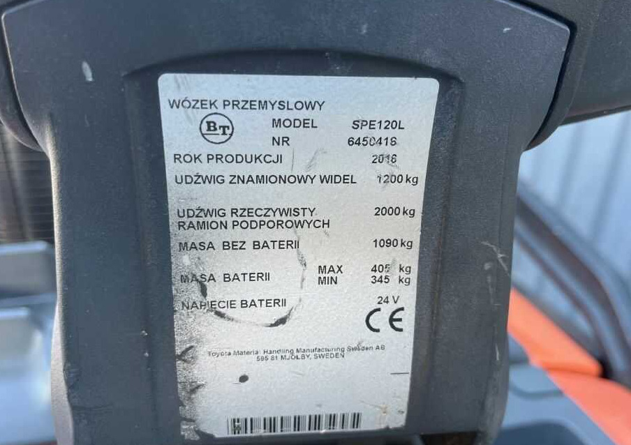 BT SPE120L - Gerbeur: photos 4 BT SPE120L - Gerbeur: photos 4