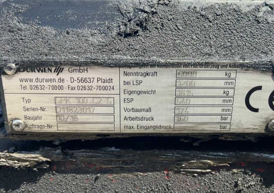 Durwen SPK100 C2S - Fourches pour Chariot élévateur: photos 2 Durwen SPK100 C2S - Fourches pour Chariot élévateur: photos 2