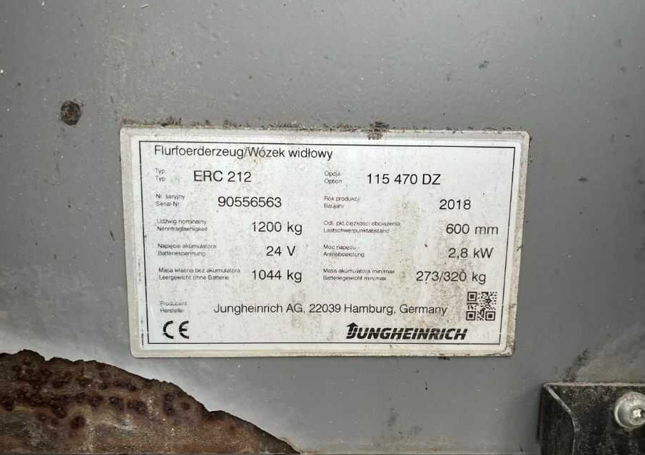 Jungheinrich ERC212 - Gerbeur: photos 4 Jungheinrich ERC212 - Gerbeur: photos 4