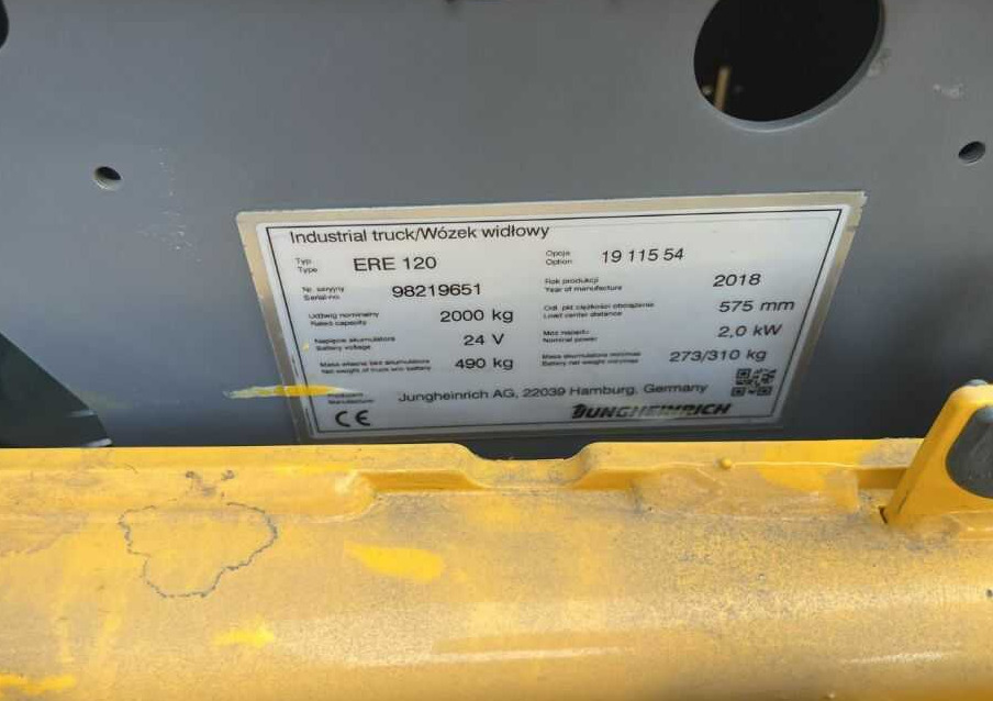 Jungheinrich ERE120 - Transpalette: photos 4 Jungheinrich ERE120 - Transpalette: photos 4