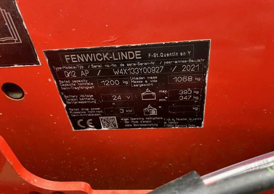 Linde D12AP - Gerbeur: photos 4 Linde D12AP - Gerbeur: photos 4