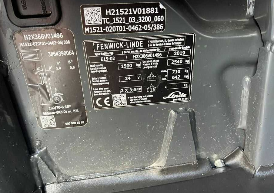 Linde E15-02 - Chariot élévateur électrique: photos 4 Linde E15-02 - Chariot élévateur électrique: photos 4