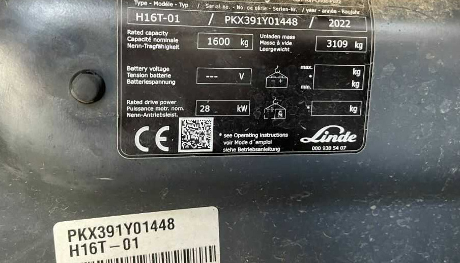 Linde H16T-01 - Chariot élévateur à gaz: photos 4 Linde H16T-01 - Chariot élévateur à gaz: photos 4