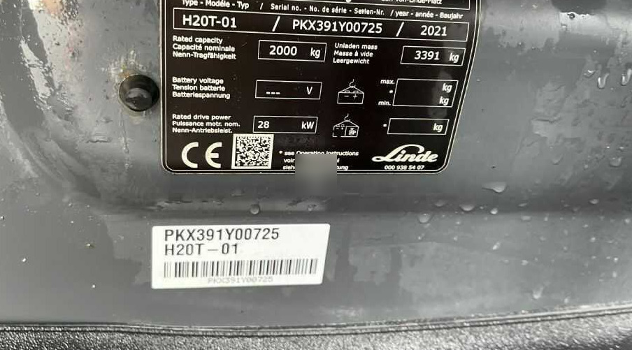 Linde H20T-01 - Chariot élévateur à gaz: photos 4 Linde H20T-01 - Chariot élévateur à gaz: photos 4