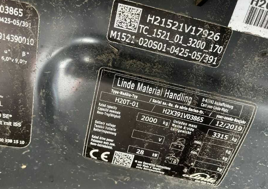 Linde H20T-01 - Chariot élévateur à gaz: photos 4 Linde H20T-01 - Chariot élévateur à gaz: photos 4